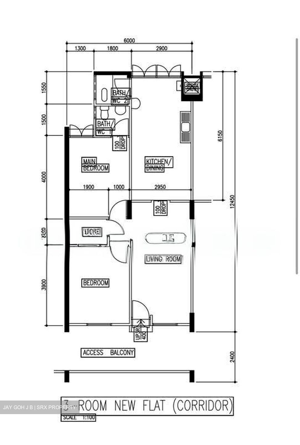 Blk 331 Clementi Avenue 2 (Clementi), HDB 3 Rooms #556468271